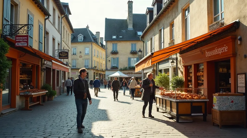 Charleville-Mézières : quels quartiers éviter et pourquoi Place animée d'un centre-ville français en matinée avec commerces ouverts