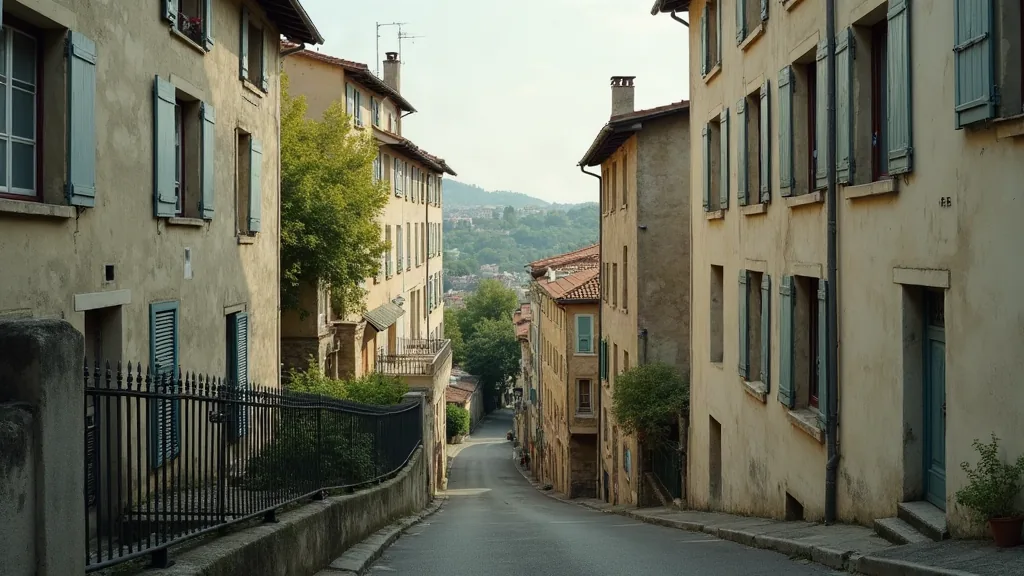 Saint-Étienne : les quartiers à éviter et ceux qui valent le coup Quartier résidentiel en hauteur à Saint-Étienne avec immeubles des années 1970