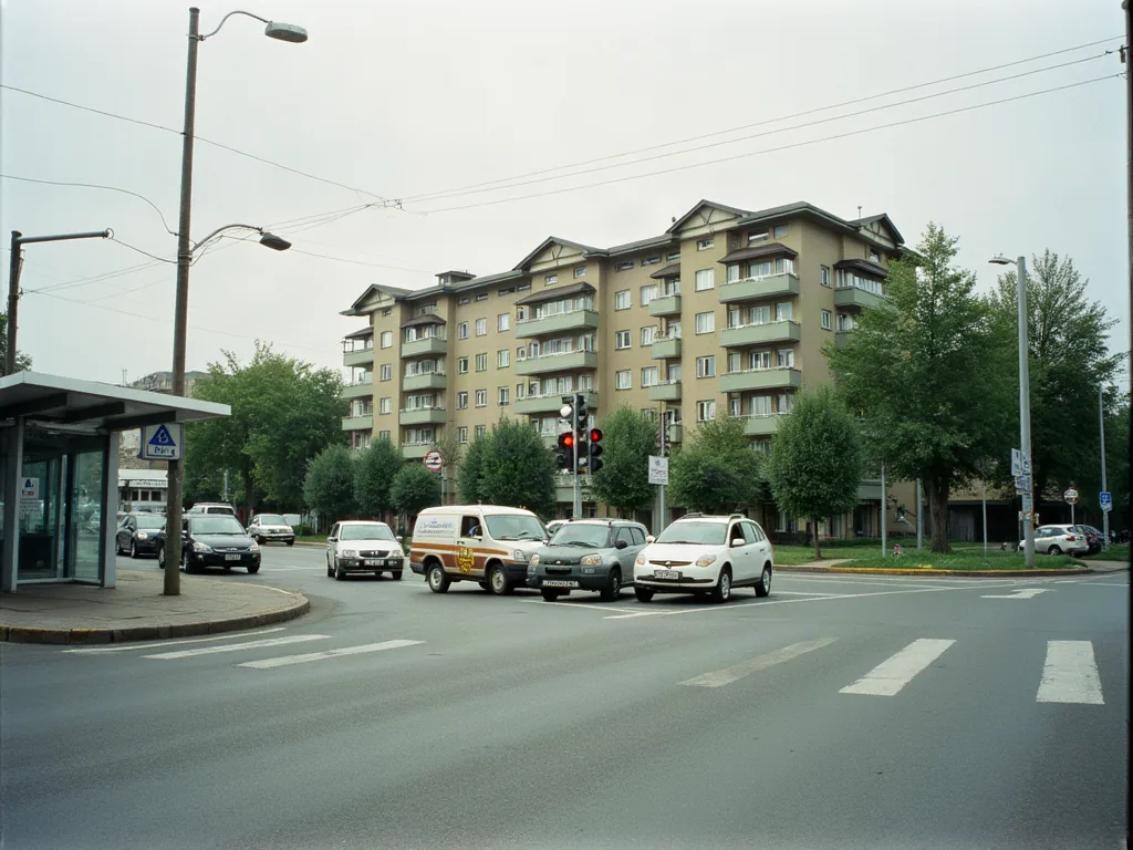 Le Chesnay-Rocquencourt : quels quartiers éviter avant d'acheter ou louer ? Carrefour routier animé près d'un quartier résidentiel du Chesnay-Rocquencourt
